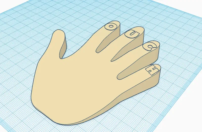 Đồ chặn cửa hình bàn tay hài hước cho cuộc thi - Image 1