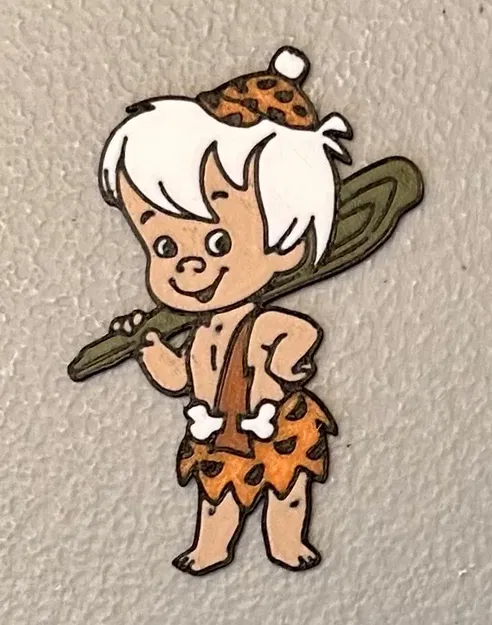 Nam châm Bamm Bamm Rubble đa màu sắc 6 màu - Image 1