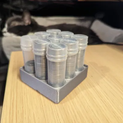 Giá đỡ ống bi 608 cho khối lập phương Gridfinity 4X4