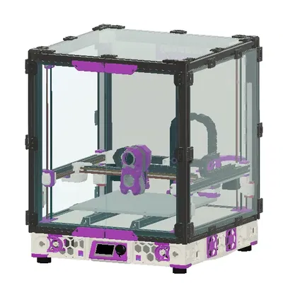 Máy in 3D VEVO sử dụng vòng bi tuyến tính 12mm trên mọi trục