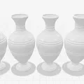 Bình hoa thiết kế cho chế độ in 3D với ba kiểu dáng khác nhau - Thumbnail 1