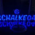 Đèn LED Schalke04 với chữ ký và logo S04 - Thumbnail 3