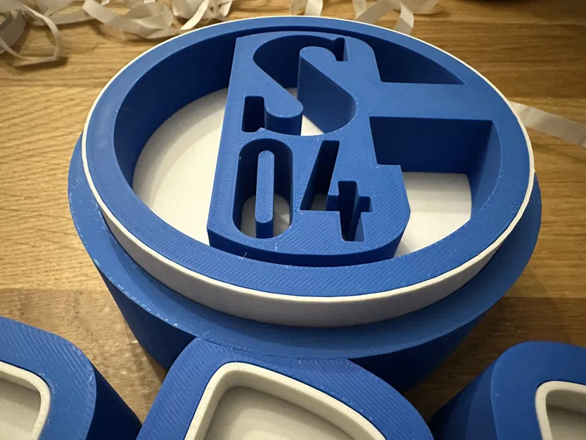 Đèn LED Schalke04 với chữ ký và logo S04 - Image 5