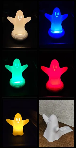 Vật chặn cửa ma Boo với đèn LED - Image 1