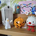 Ma Halloweenn với đế đèn LED 90mm - Thumbnail 2