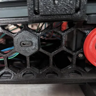 Cổng USB-C hình lục giác cho máy in Voron 2.4r2