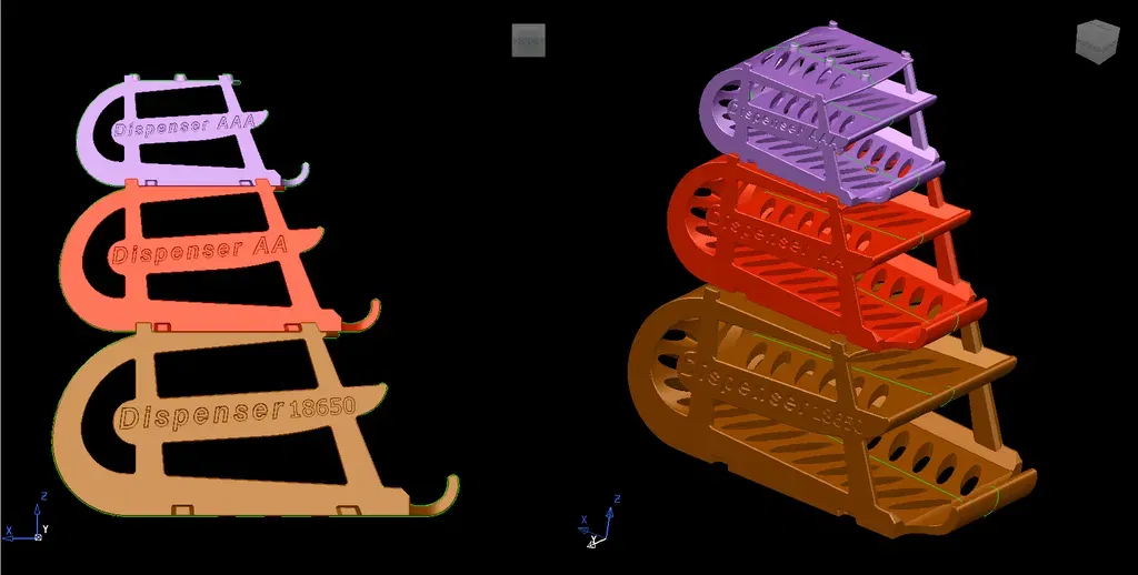 Máy phân phối pin xoay xếp chồng nhiều kích thước - Image 2