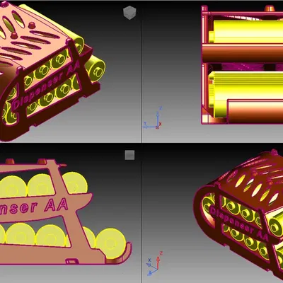 Máy phân phối pin xoay xếp chồng nhiều kích thước