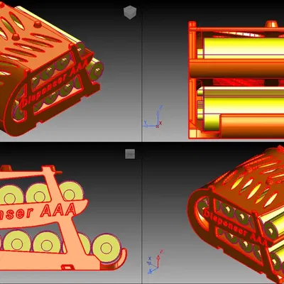 Máy phân phối pin xoay xếp chồng nhiều kích thước