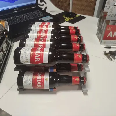 Máy phân phối bia thủy tinh xoay 3D cho 7-8 chai