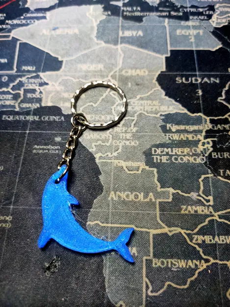 Móc khóa hình cá heo độc đáo in từ TPU - Image 1