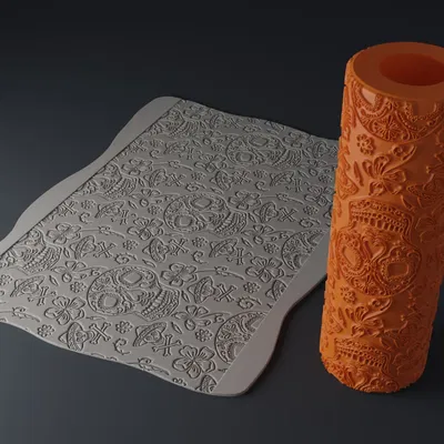 Con lăn họa tiết Halloween Los Muertos