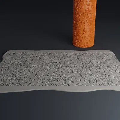 Con lăn họa tiết Halloween Los Muertos