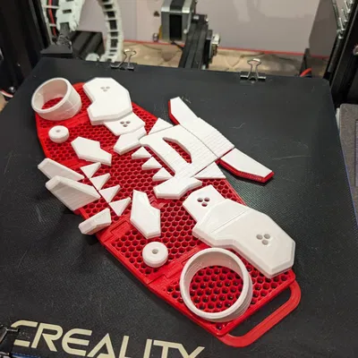 Mặt nạ Cyber Oni FFP2 in sẵn độc đáo