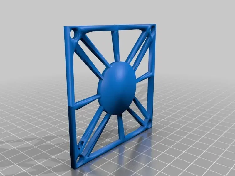 Lưới bảo vệ quạt 80x80x3,6mm đơn giản - Image 1