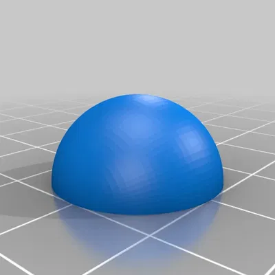 Quả bóng in 3D chia thành 2 phần cho máy in 3Deddy TFT24 V1.1