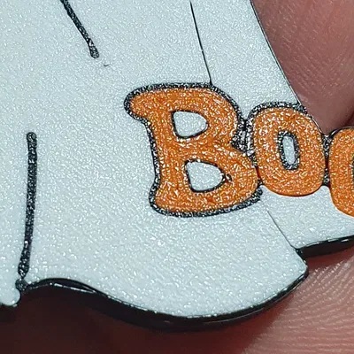 Móc khóa ma Boo dễ thương với ba màu sắc khác nhau