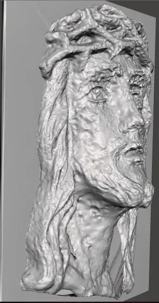 Khuôn mặt Chúa Giê-su với đế được quét 3D hoàn chỉnh - Image 4