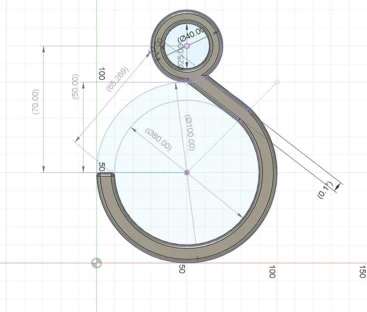 Cái móc với mắt để treo đồ - Image 1