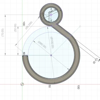 Cái móc với mắt để treo đồ