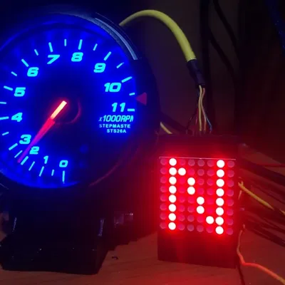 Mô-đun hiển thị 8x8 nghiêng 6 độ cho mô phỏng xe