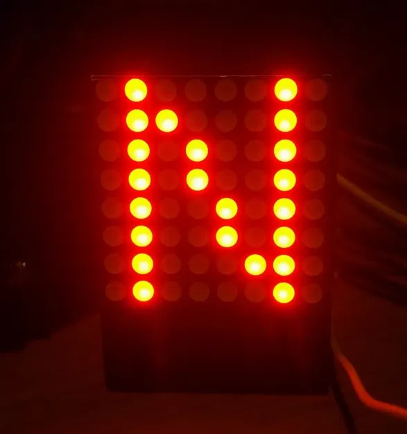 Mô-đun hiển thị 8x8 nghiêng 6 độ cho mô phỏng xe - Image 2