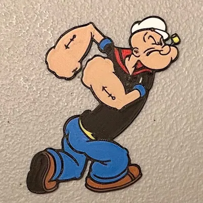 Nam châm Popeye đa sắc màu 7 màu
