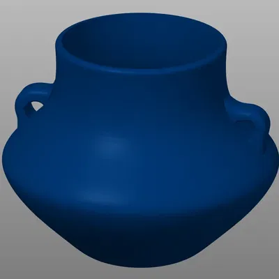 Bản sao của bình gốm tiền sử thời kỳ đồ đồng