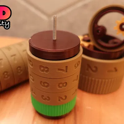 Nguyên mẫu đồng hồ cơ khí với cơ cấu bánh răng ẩn