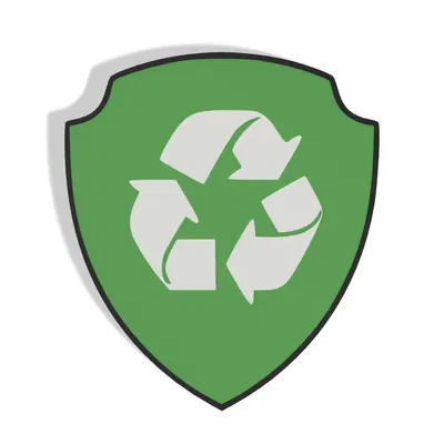 Biểu tượng Rocky trong đội cứu hộ Paw Patrol nhiều màu sắc