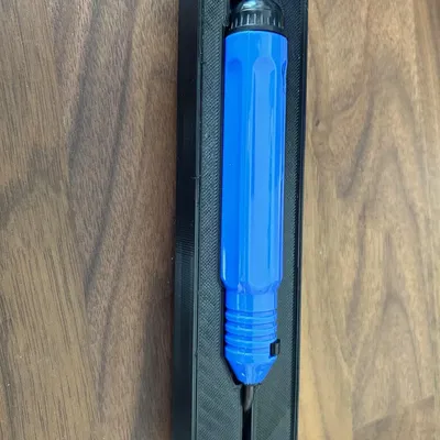 Giá đỡ công cụ làm nhẵn Gridfinity với lỗ cho lưỡi cắt