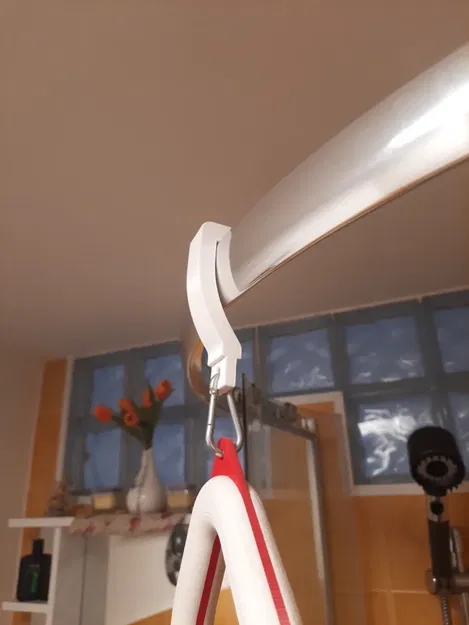 Móc treo góc phòng tắm cho tay cầm bằng carabiner - Image 1