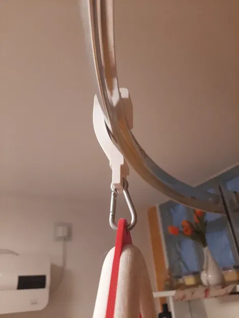 Móc treo góc phòng tắm cho tay cầm bằng carabiner - Image 2