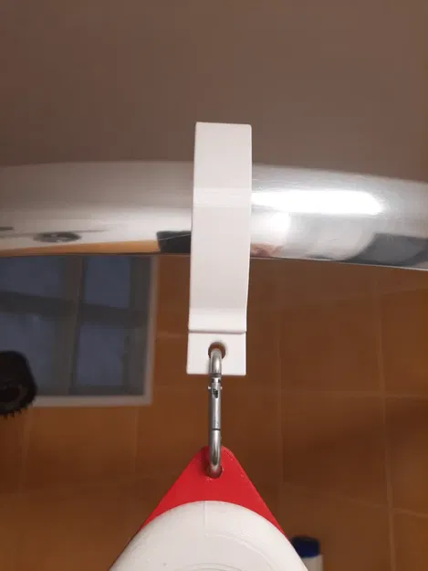 Móc treo góc phòng tắm cho tay cầm bằng carabiner - Image 4