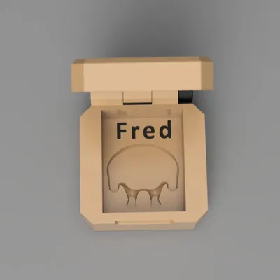 Hộp bảo vệ cho ếch Fred với nam châm