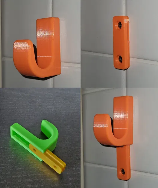 Móc treo tường với thiết kế ẩn vít chắc chắn - Image 1