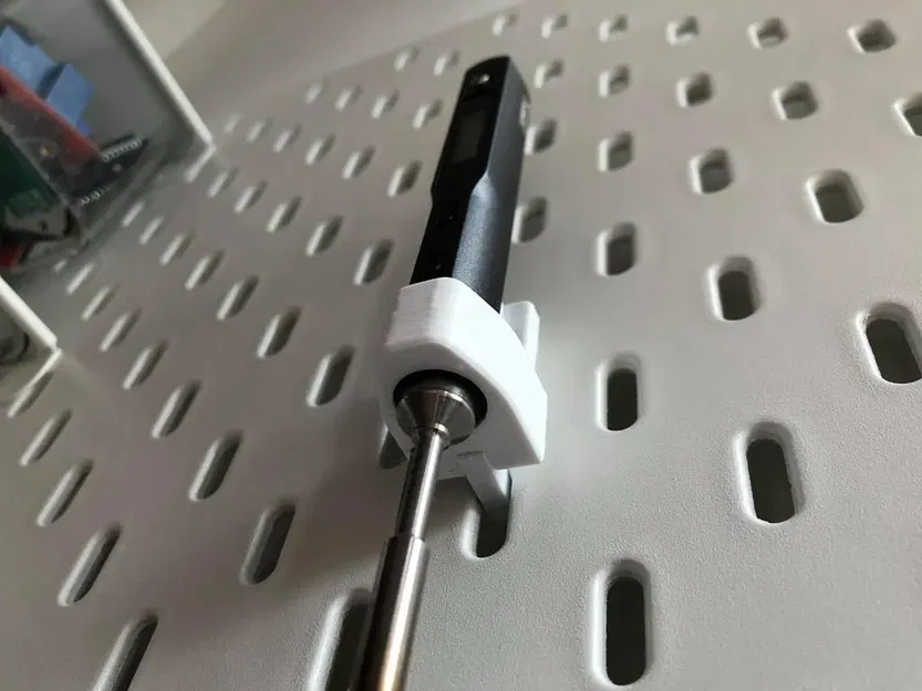 Giá đỡ mỏ hàn TS-100 cho bảng treo IKEA Skadis - Image 1