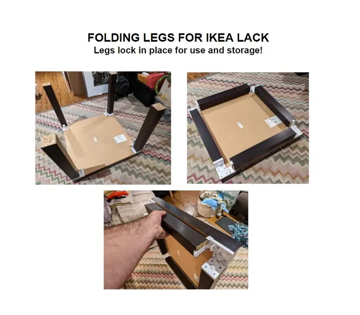 Chân gấp bàn IKEA LACK - Image 1