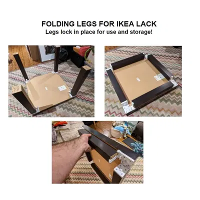 Chân gấp bàn IKEA LACK