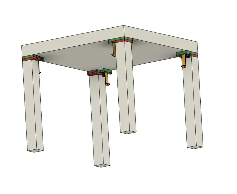 Chân gấp bàn IKEA LACK - Image 10