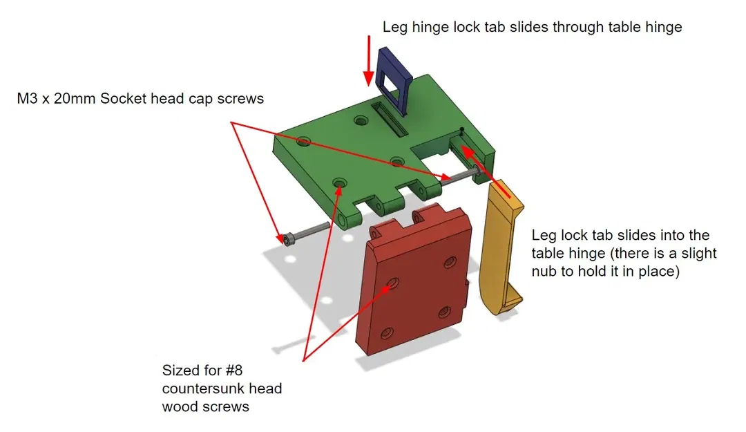 Chân gấp bàn IKEA LACK - Image 11