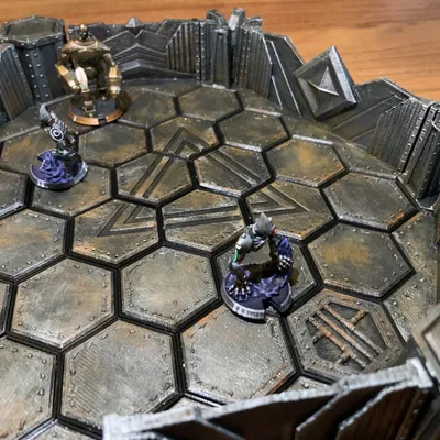 Tường kim loại cổ đại cho hệ thống MagHex trong Frosthaven