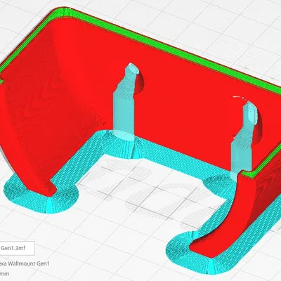 Giá đỡ tường cho Alexa Dot thế hệ 1 với khe điều chỉnh