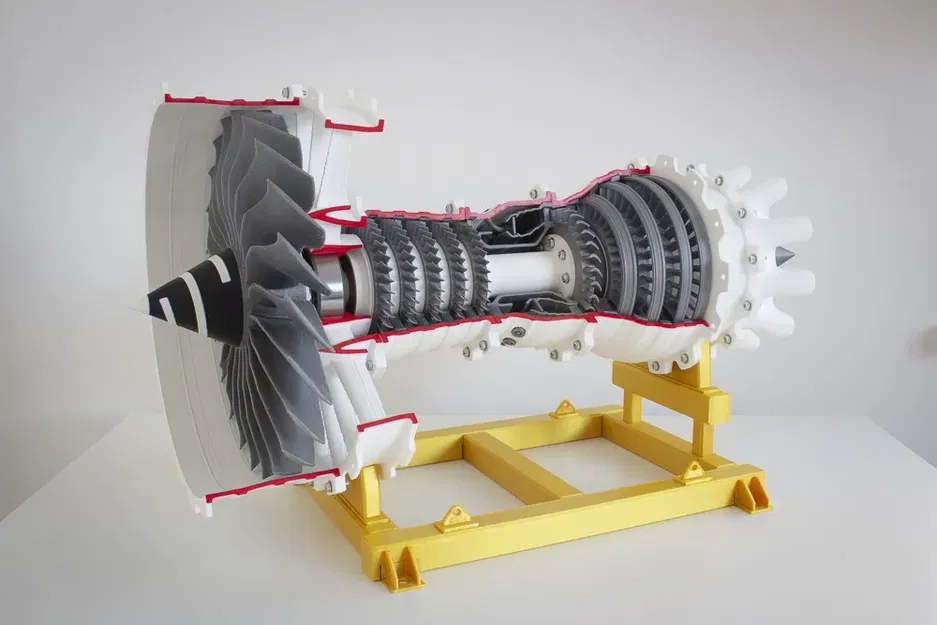 Giá đỡ mô hình động cơ phản lực của Catiav5ftw - Image 1