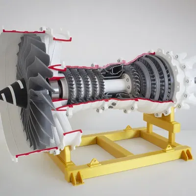 Giá đỡ mô hình động cơ phản lực của Catiav5ftw