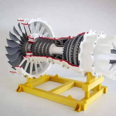 Giá đỡ mô hình động cơ phản lực của Catiav5ftw