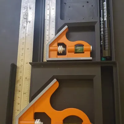 Giá đỡ đo góc Bahco 45° và 90° cho Gridfinity