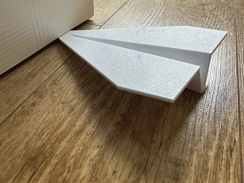 Chặn cửa hình máy bay giấy dễ in không cần hỗ trợ - Image 2