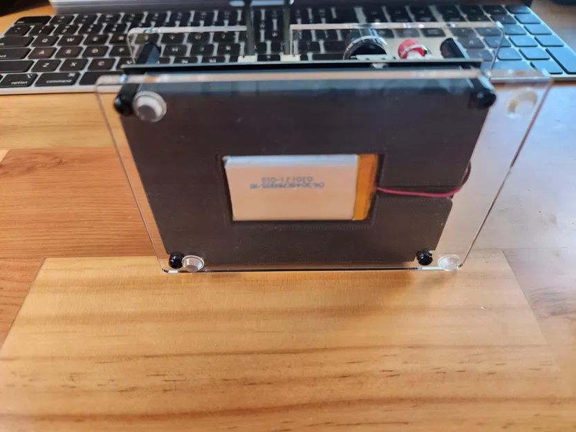 Giá đỡ pin LiPo 3.7V cho bo mạch Morserino - Image 1