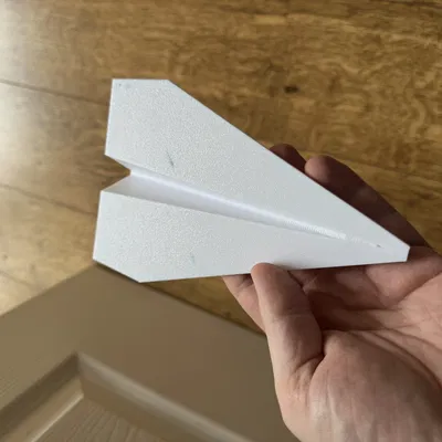 Chặn cửa hình máy bay giấy dễ in không cần hỗ trợ